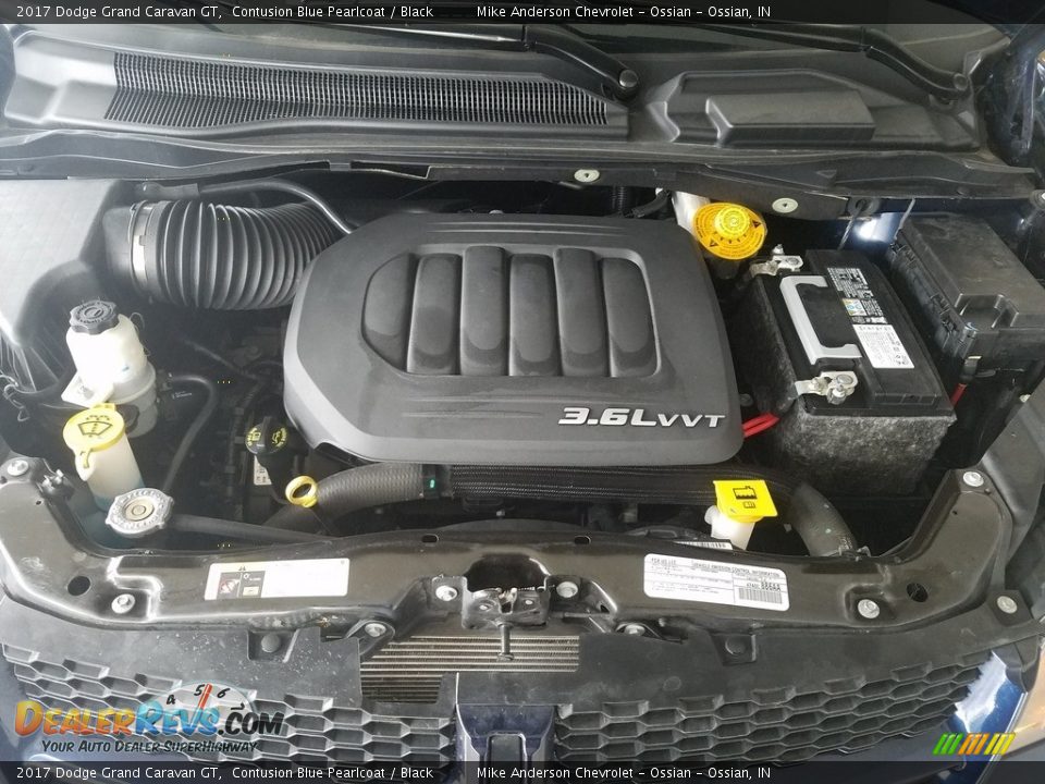 2017 Dodge Grand Caravan GT Contusion Blue Pearlcoat / Black Photo #27