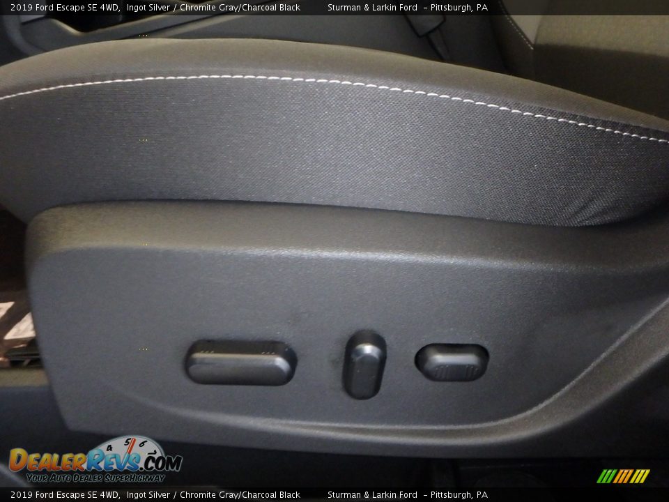2019 Ford Escape SE 4WD Ingot Silver / Chromite Gray/Charcoal Black Photo #11