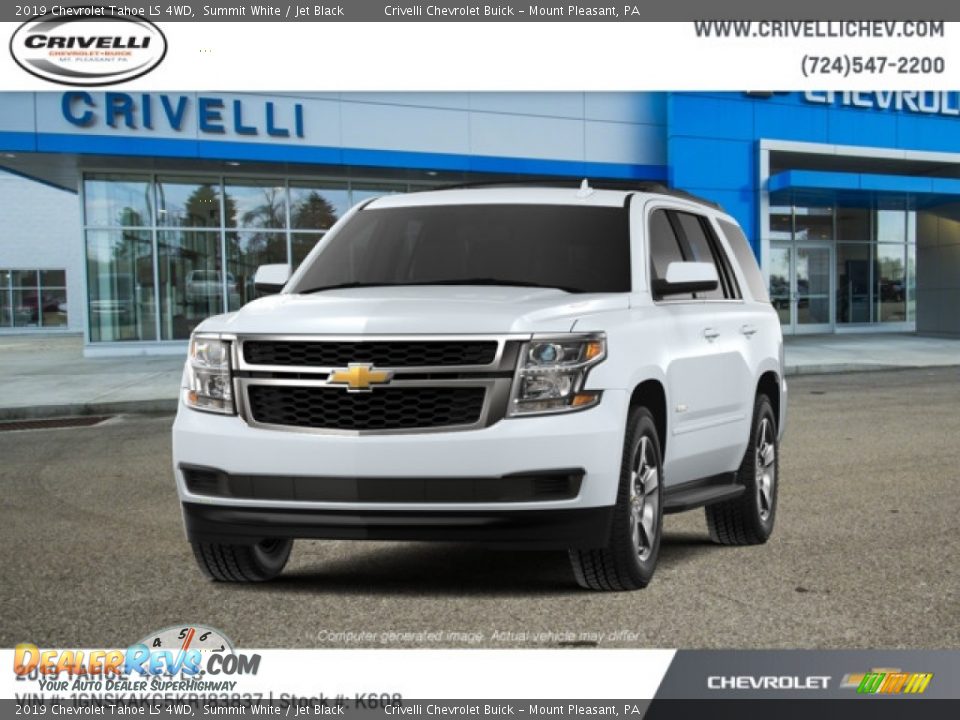 2019 Chevrolet Tahoe LS 4WD Summit White / Jet Black Photo #1