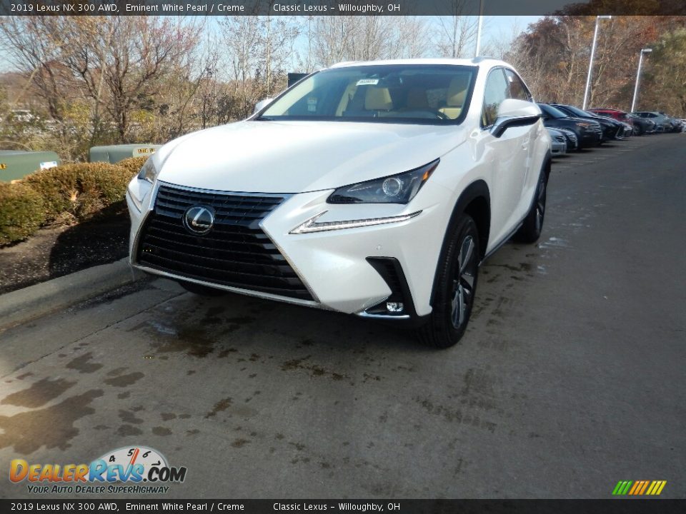 2019 Lexus NX 300 AWD Eminent White Pearl / Creme Photo #1