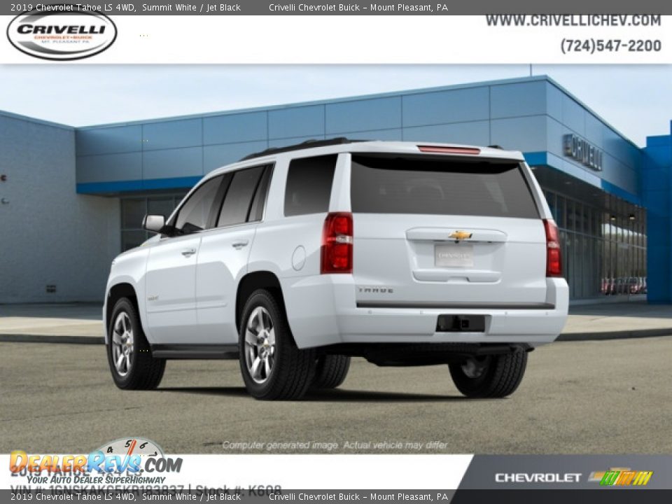 2019 Chevrolet Tahoe LS 4WD Summit White / Jet Black Photo #3