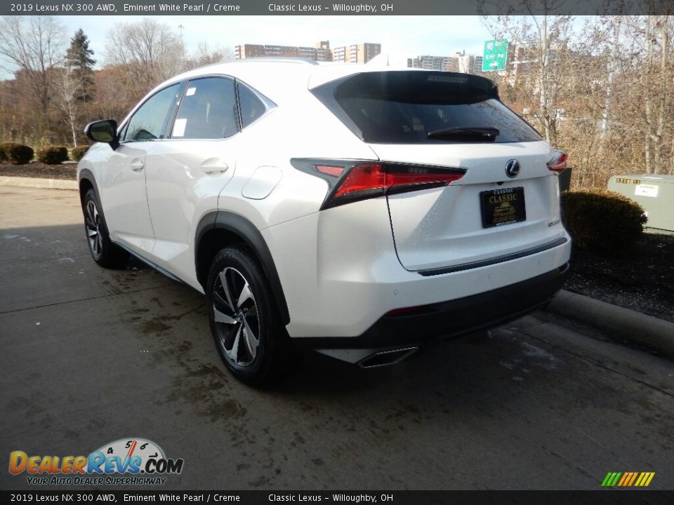 2019 Lexus NX 300 AWD Eminent White Pearl / Creme Photo #5