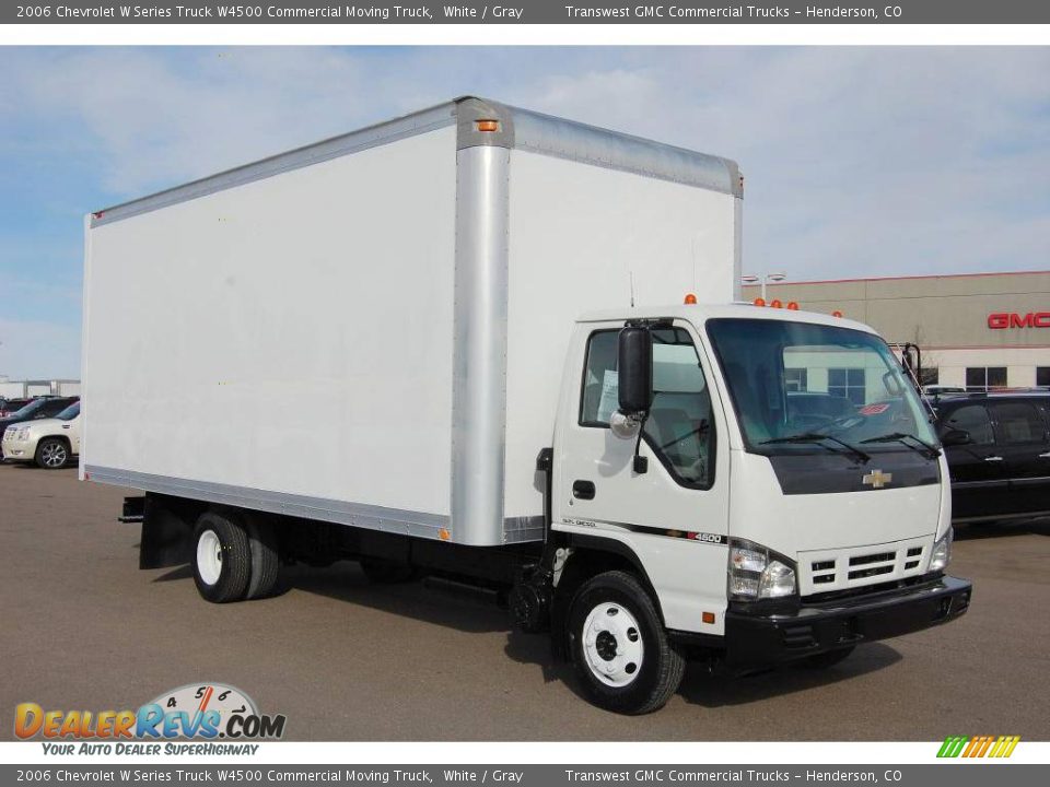 2006 Chevrolet W Series Truck W4500 Commercial Moving Truck White / Gray Photo #1
