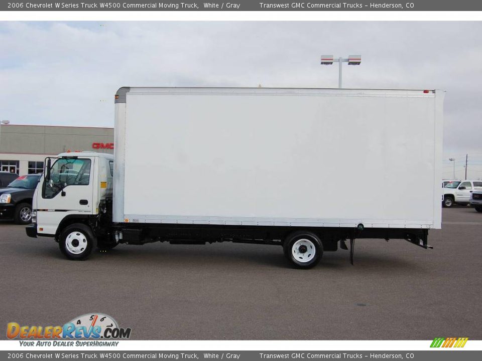 2006 Chevrolet W Series Truck W4500 Commercial Moving Truck White / Gray Photo #4