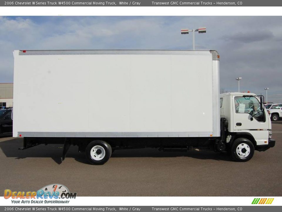 2006 Chevrolet W Series Truck W4500 Commercial Moving Truck White / Gray Photo #11