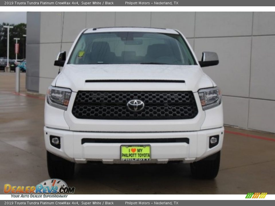 2019 Toyota Tundra Platinum CrewMax 4x4 Super White / Black Photo #3