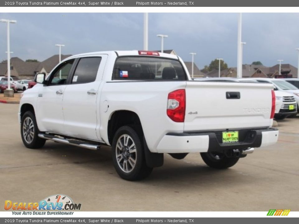 2019 Toyota Tundra Platinum CrewMax 4x4 Super White / Black Photo #6