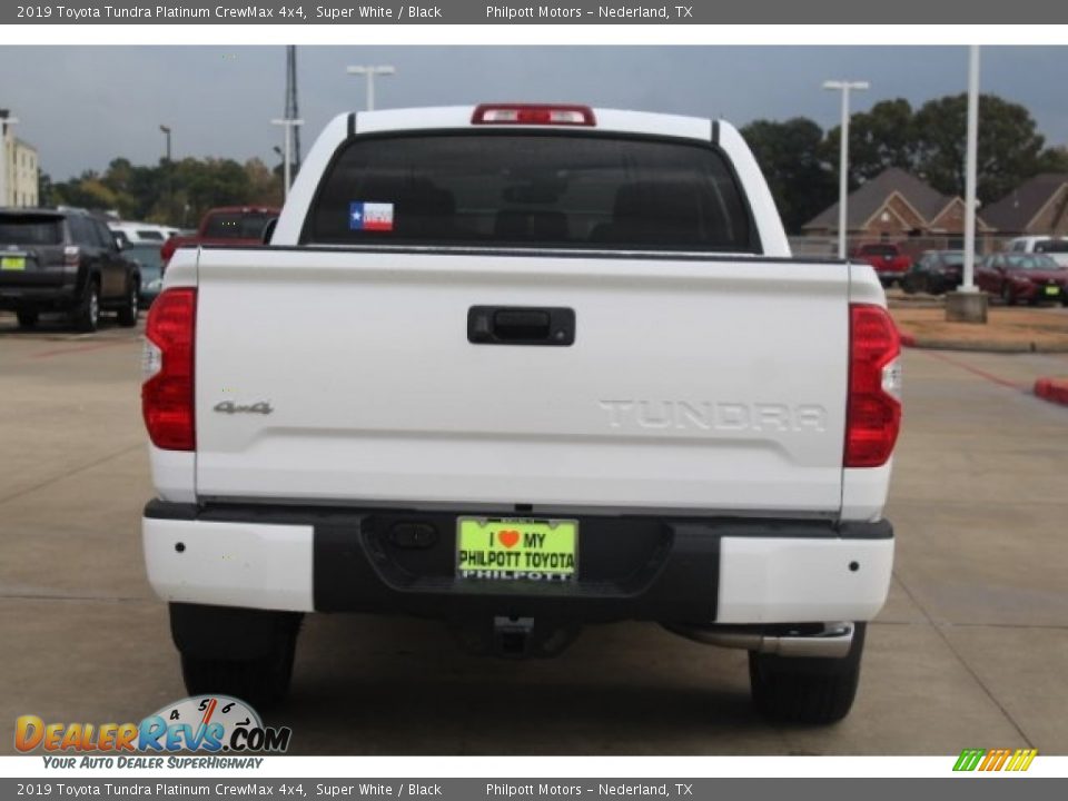 2019 Toyota Tundra Platinum CrewMax 4x4 Super White / Black Photo #7