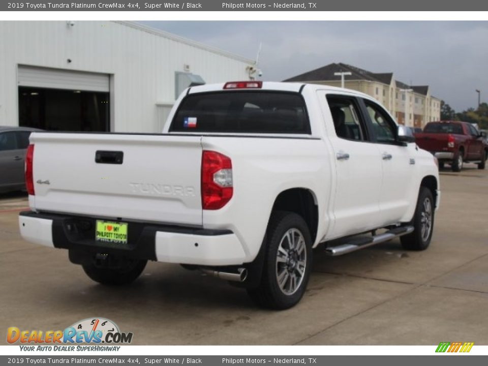 2019 Toyota Tundra Platinum CrewMax 4x4 Super White / Black Photo #8
