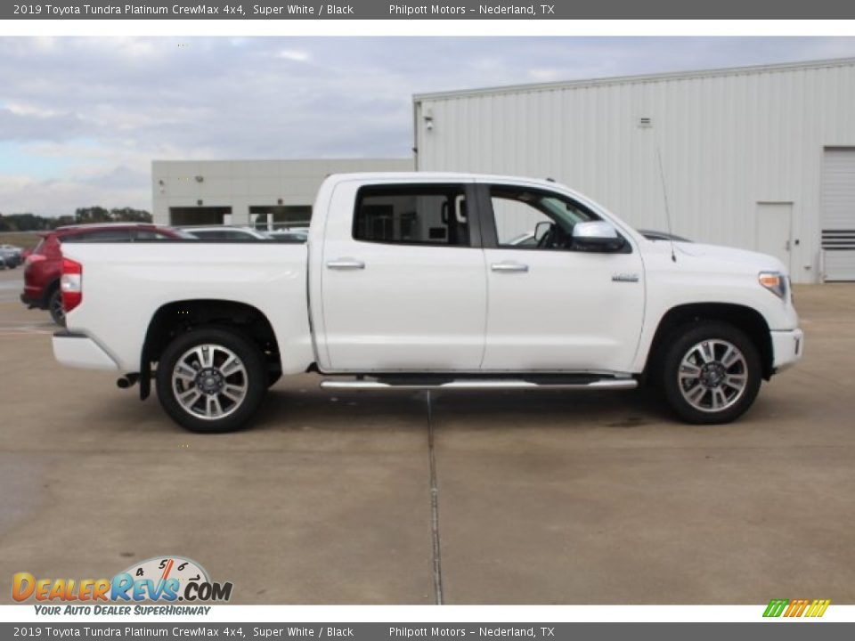 2019 Toyota Tundra Platinum CrewMax 4x4 Super White / Black Photo #9