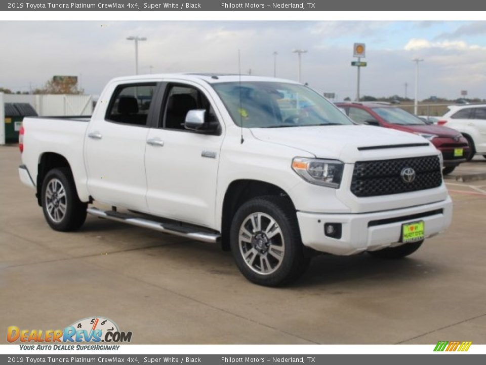 2019 Toyota Tundra Platinum CrewMax 4x4 Super White / Black Photo #10