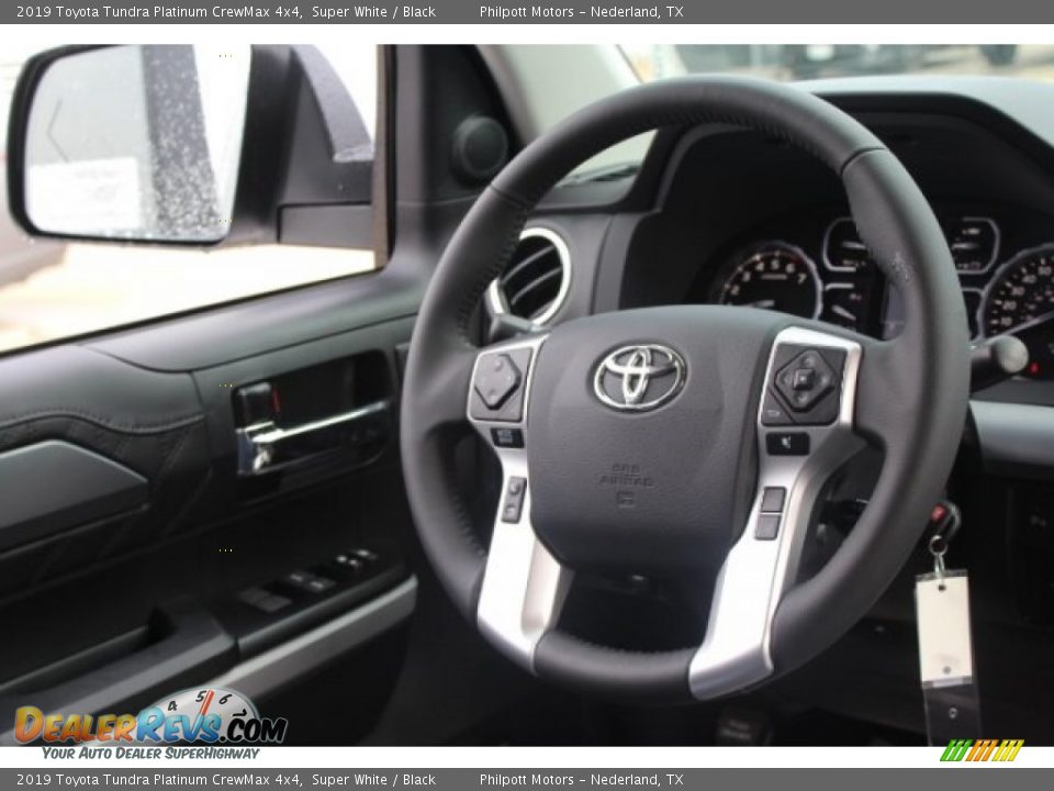 2019 Toyota Tundra Platinum CrewMax 4x4 Super White / Black Photo #17