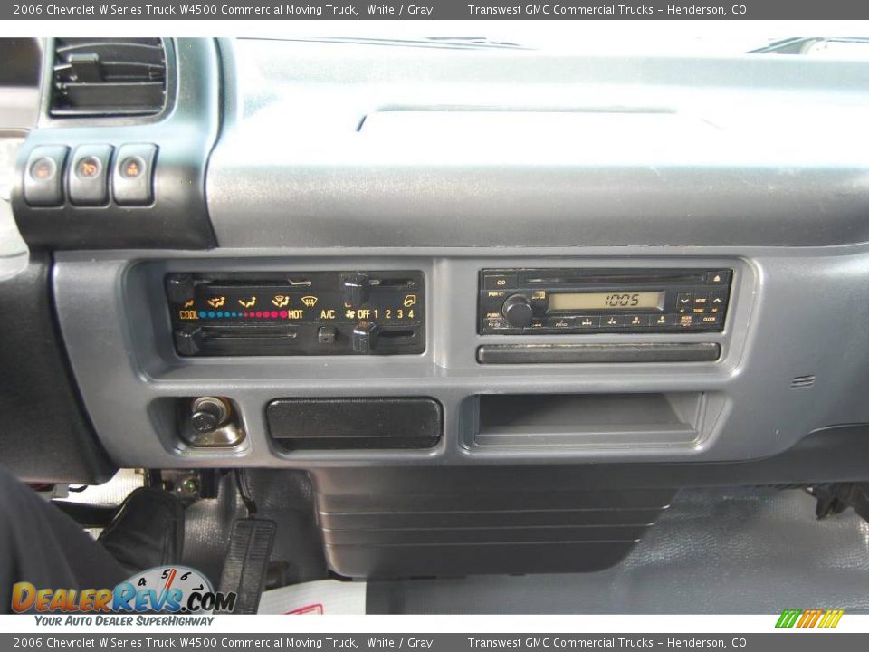 2006 Chevrolet W Series Truck W4500 Commercial Moving Truck White / Gray Photo #20