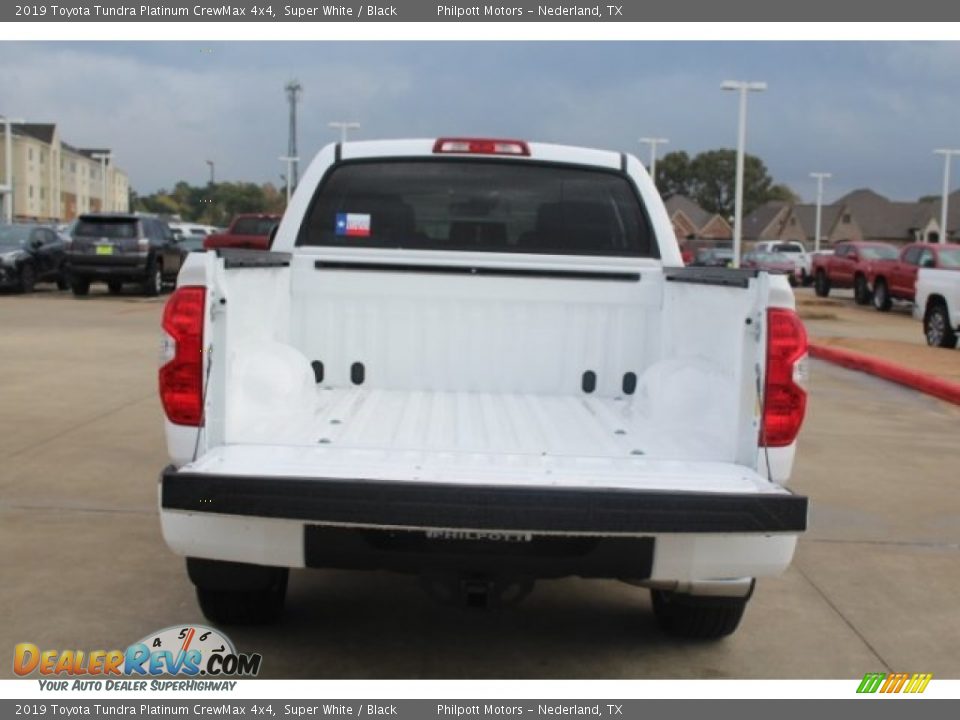 2019 Toyota Tundra Platinum CrewMax 4x4 Super White / Black Photo #18