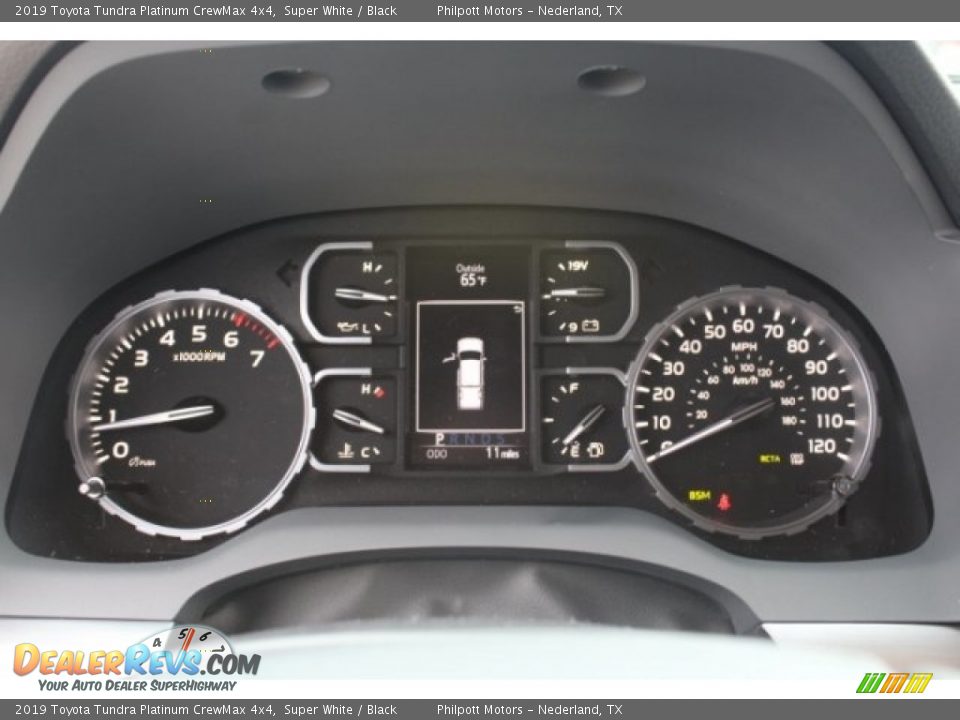 2019 Toyota Tundra Platinum CrewMax 4x4 Super White / Black Photo #19