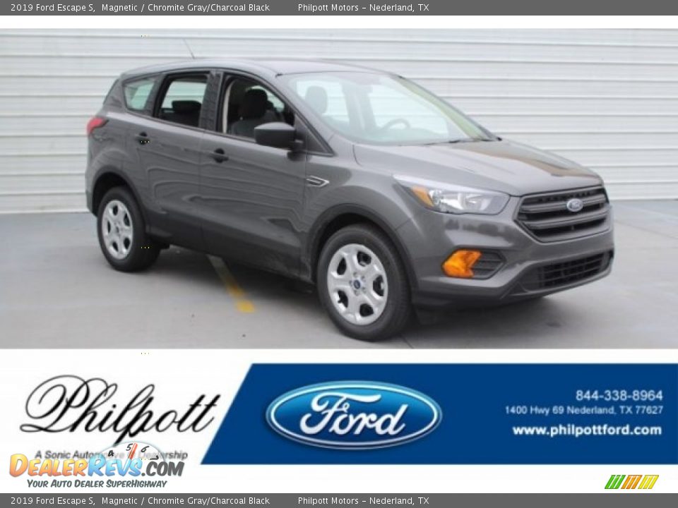 2019 Ford Escape S Magnetic / Chromite Gray/Charcoal Black Photo #1