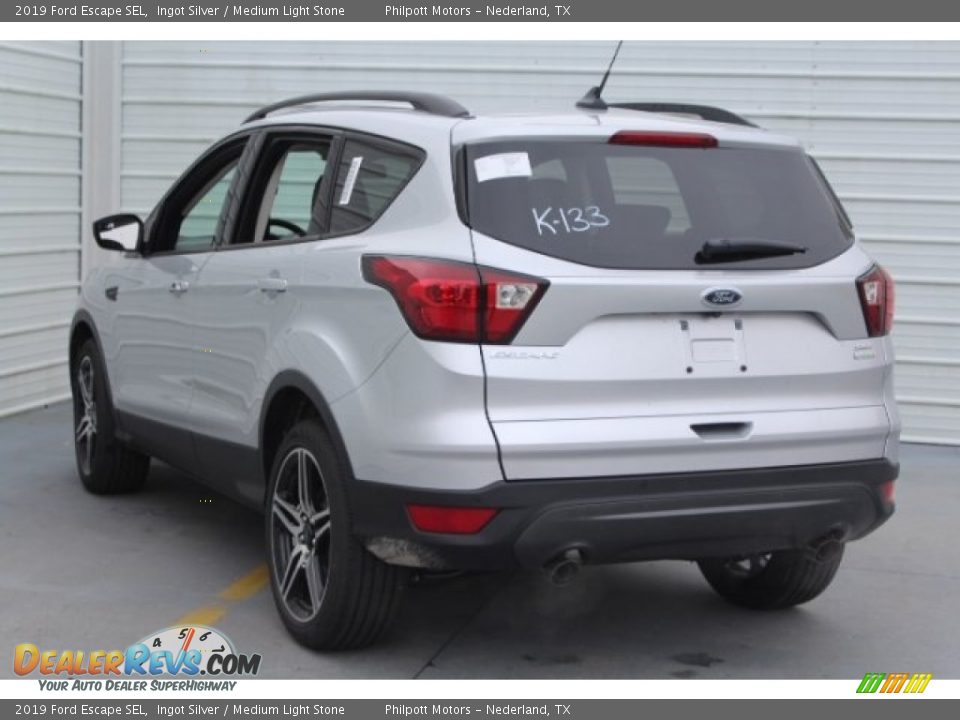 2019 Ford Escape SEL Ingot Silver / Medium Light Stone Photo #7