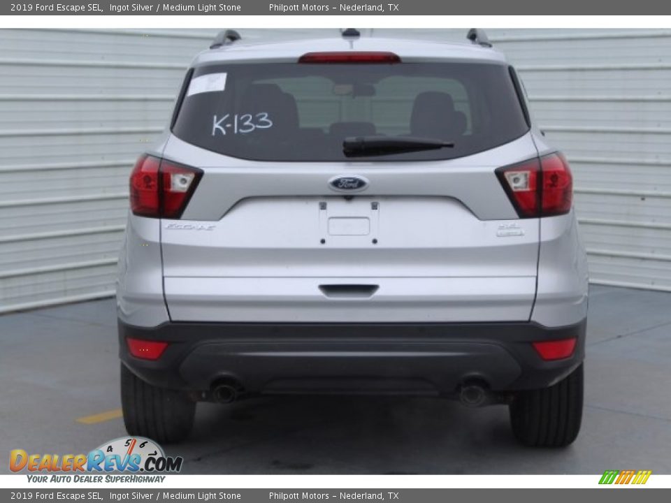 2019 Ford Escape SEL Ingot Silver / Medium Light Stone Photo #8