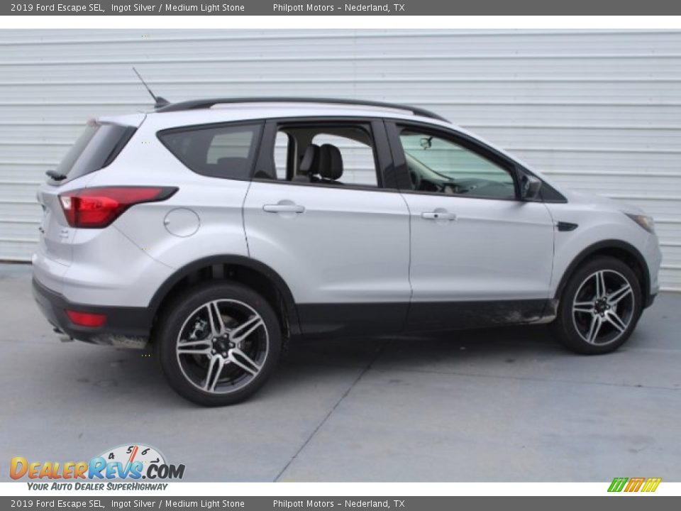 2019 Ford Escape SEL Ingot Silver / Medium Light Stone Photo #10