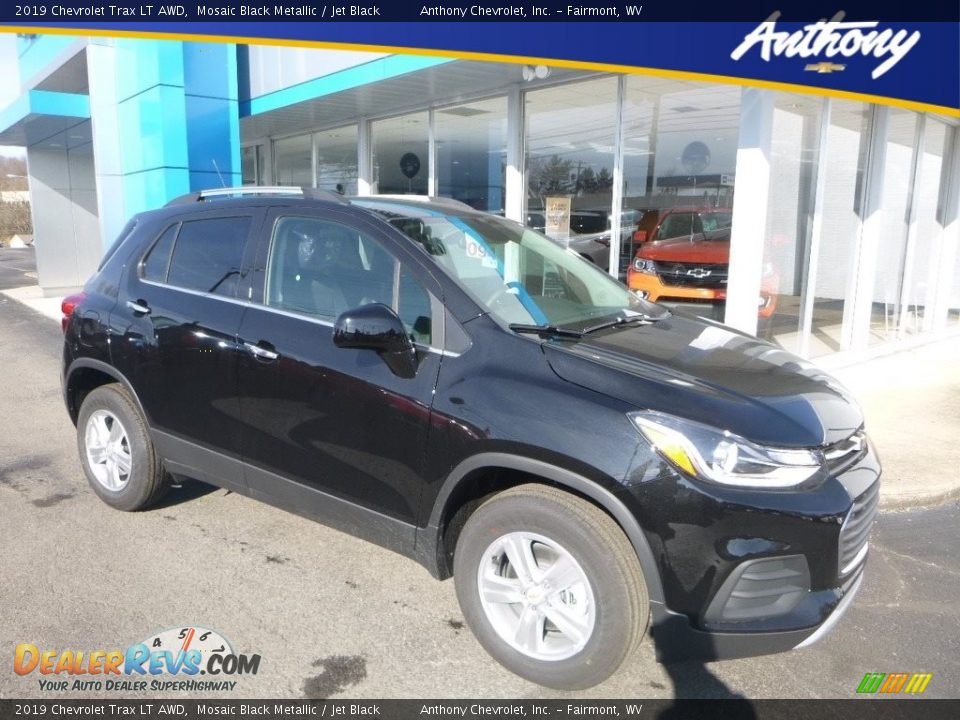 2019 Chevrolet Trax LT AWD Mosaic Black Metallic / Jet Black Photo #1