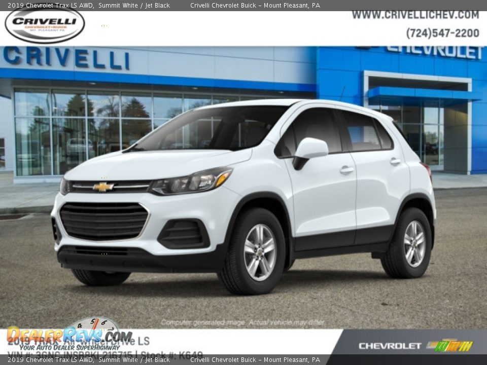 2019 Chevrolet Trax LS AWD Summit White / Jet Black Photo #1