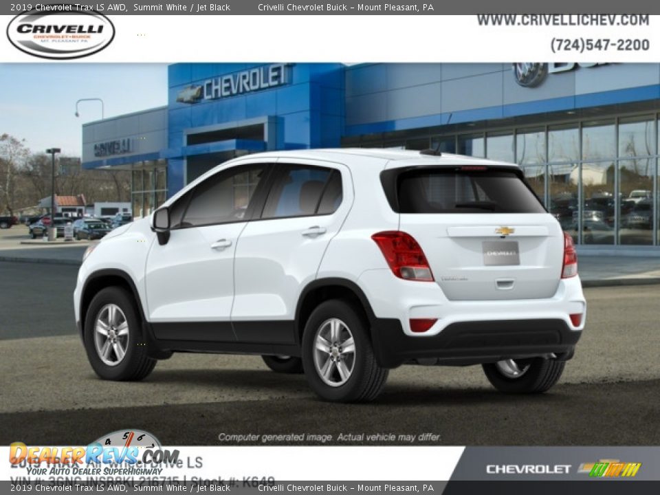 2019 Chevrolet Trax LS AWD Summit White / Jet Black Photo #3