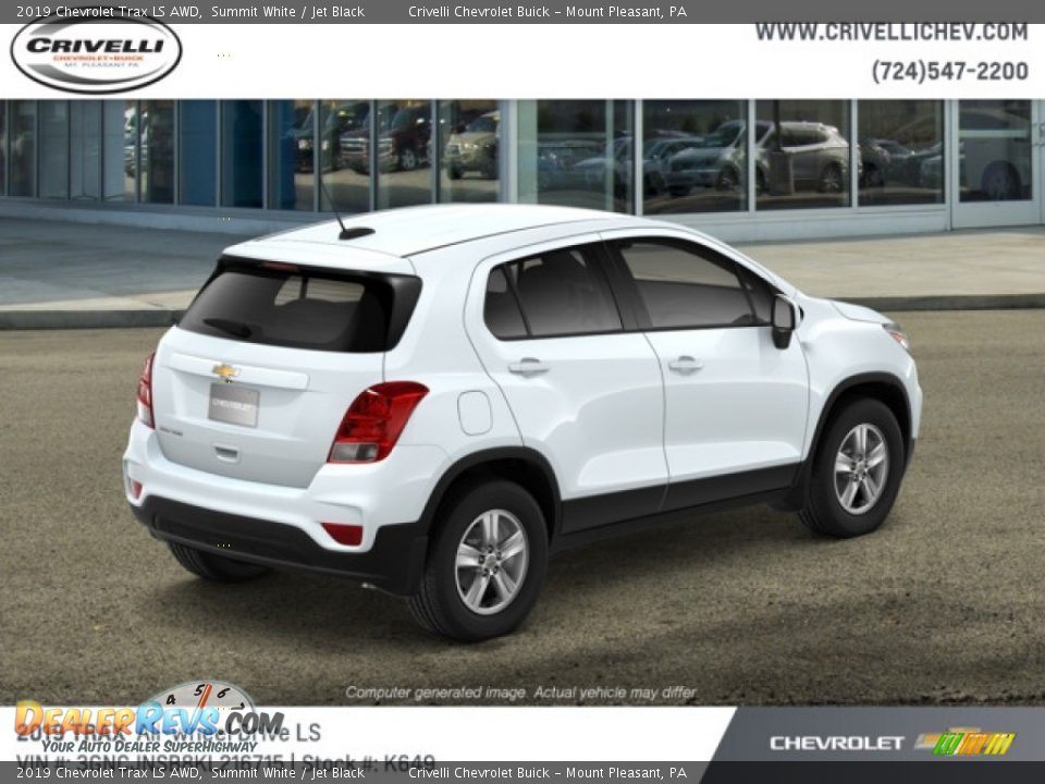 2019 Chevrolet Trax LS AWD Summit White / Jet Black Photo #4