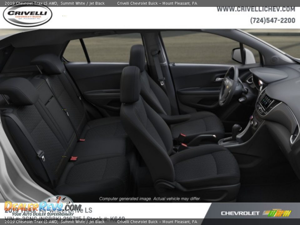 2019 Chevrolet Trax LS AWD Summit White / Jet Black Photo #6