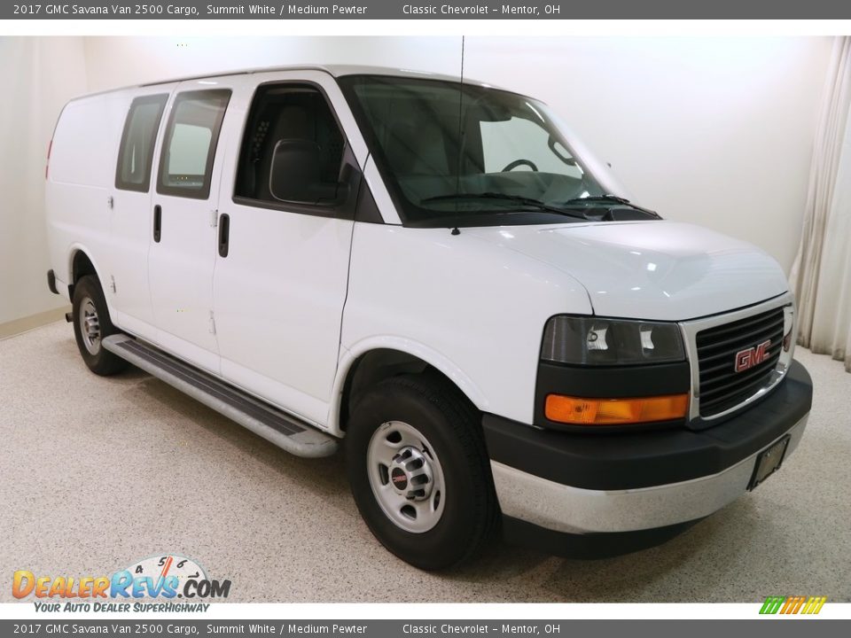 2017 GMC Savana Van 2500 Cargo Summit White / Medium Pewter Photo #1
