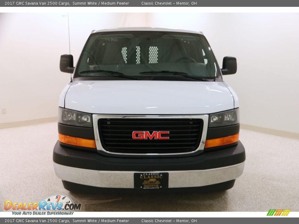2017 GMC Savana Van 2500 Cargo Summit White / Medium Pewter Photo #2