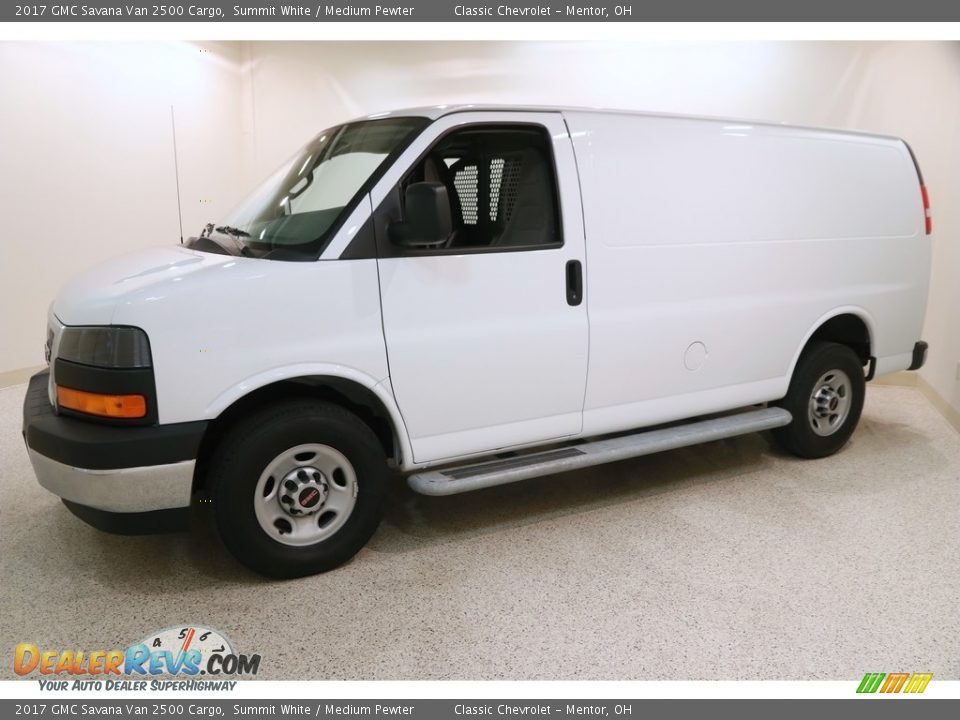 2017 GMC Savana Van 2500 Cargo Summit White / Medium Pewter Photo #3