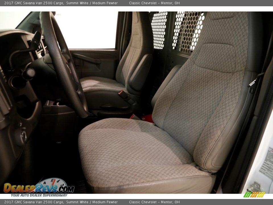 2017 GMC Savana Van 2500 Cargo Summit White / Medium Pewter Photo #5