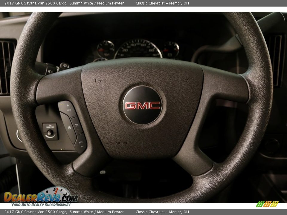 2017 GMC Savana Van 2500 Cargo Summit White / Medium Pewter Photo #6