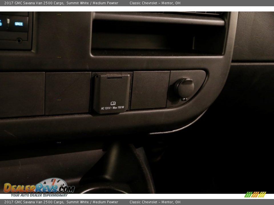 2017 GMC Savana Van 2500 Cargo Summit White / Medium Pewter Photo #9