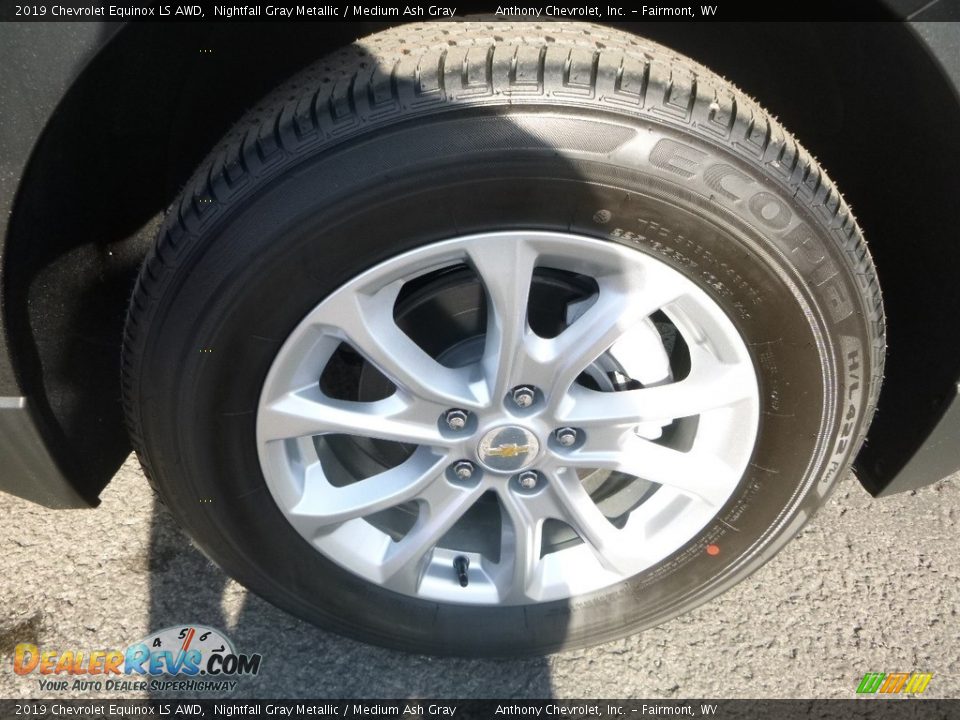 2019 Chevrolet Equinox LS AWD Nightfall Gray Metallic / Medium Ash Gray Photo #2