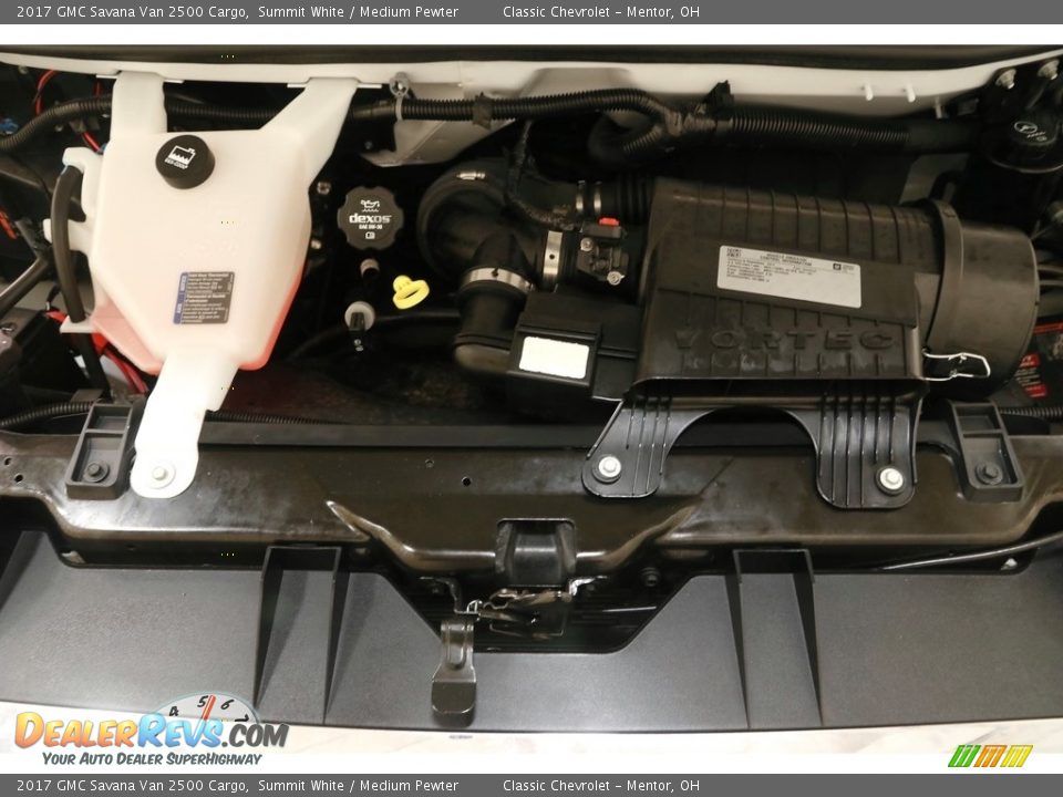 2017 GMC Savana Van 2500 Cargo Summit White / Medium Pewter Photo #16