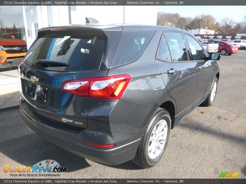 2019 Chevrolet Equinox LS AWD Nightfall Gray Metallic / Medium Ash Gray Photo #4