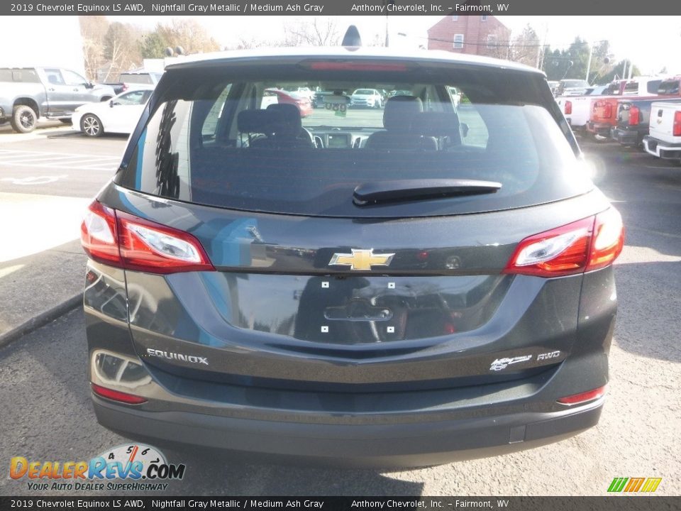 2019 Chevrolet Equinox LS AWD Nightfall Gray Metallic / Medium Ash Gray Photo #5