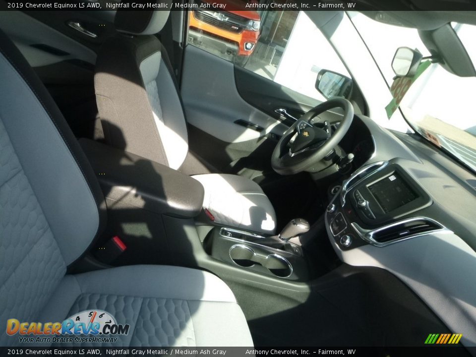 2019 Chevrolet Equinox LS AWD Nightfall Gray Metallic / Medium Ash Gray Photo #9