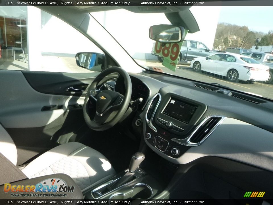 2019 Chevrolet Equinox LS AWD Nightfall Gray Metallic / Medium Ash Gray Photo #10