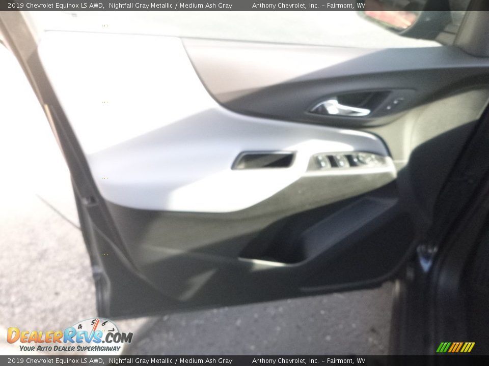 2019 Chevrolet Equinox LS AWD Nightfall Gray Metallic / Medium Ash Gray Photo #12