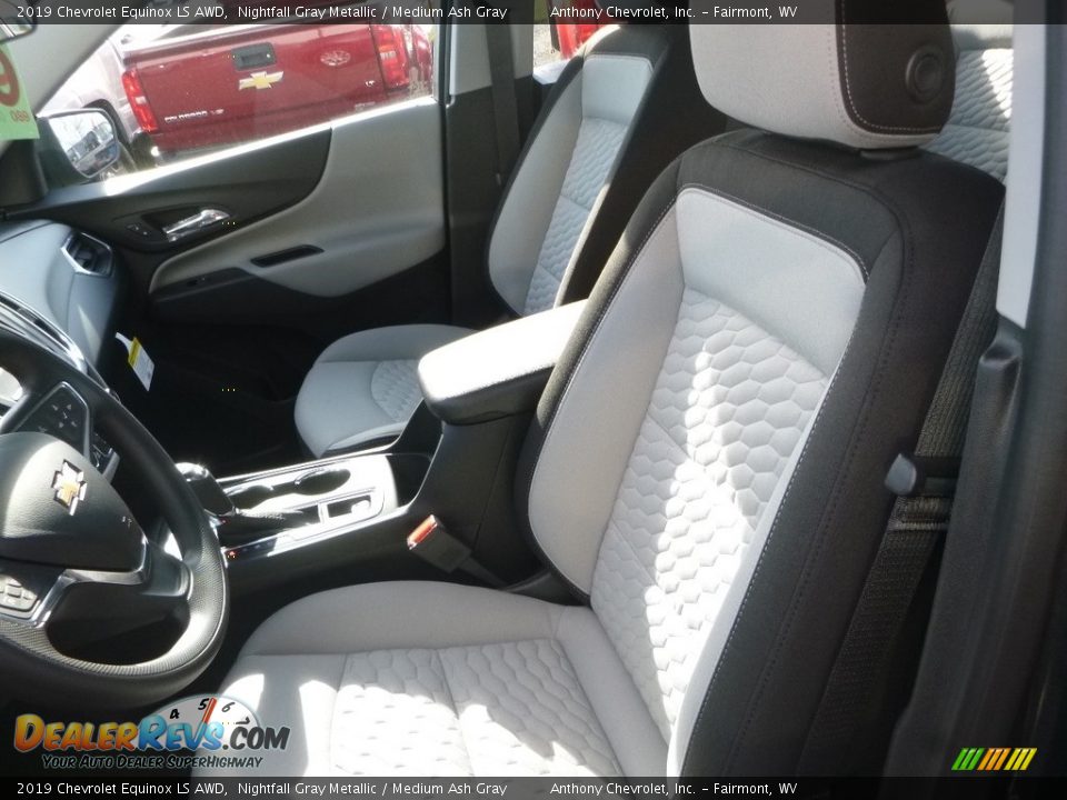 2019 Chevrolet Equinox LS AWD Nightfall Gray Metallic / Medium Ash Gray Photo #13