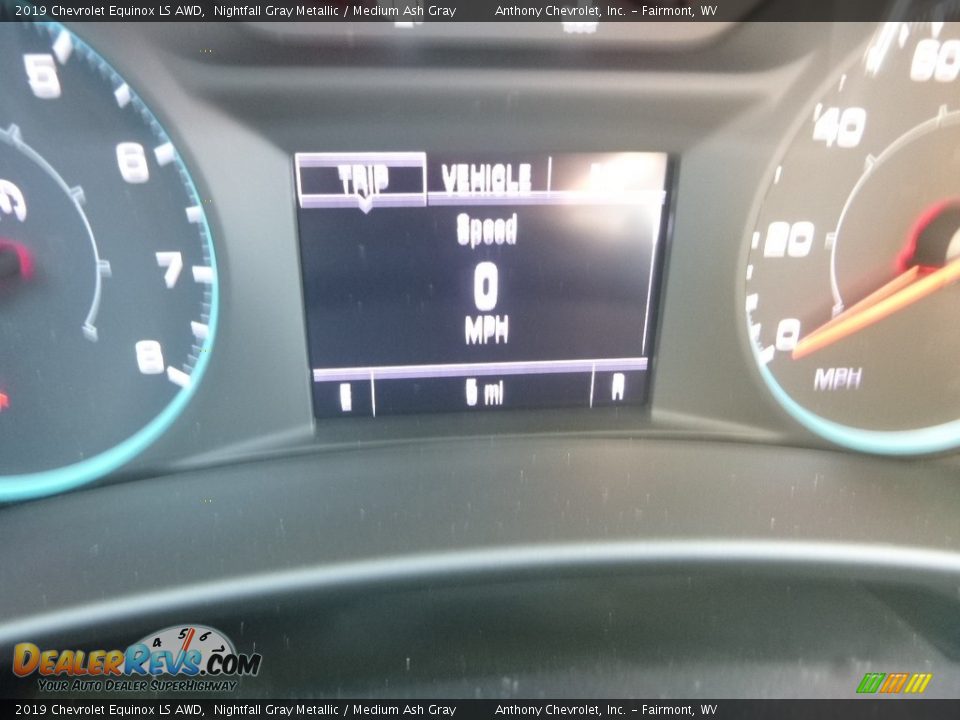2019 Chevrolet Equinox LS AWD Nightfall Gray Metallic / Medium Ash Gray Photo #17