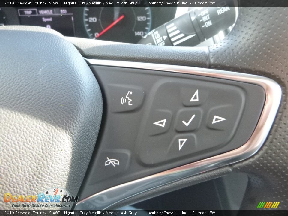 2019 Chevrolet Equinox LS AWD Nightfall Gray Metallic / Medium Ash Gray Photo #18