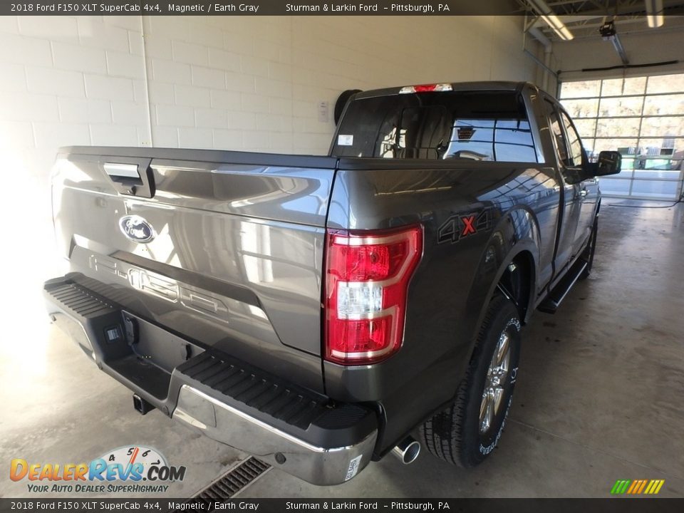 2018 Ford F150 XLT SuperCab 4x4 Magnetic / Earth Gray Photo #2