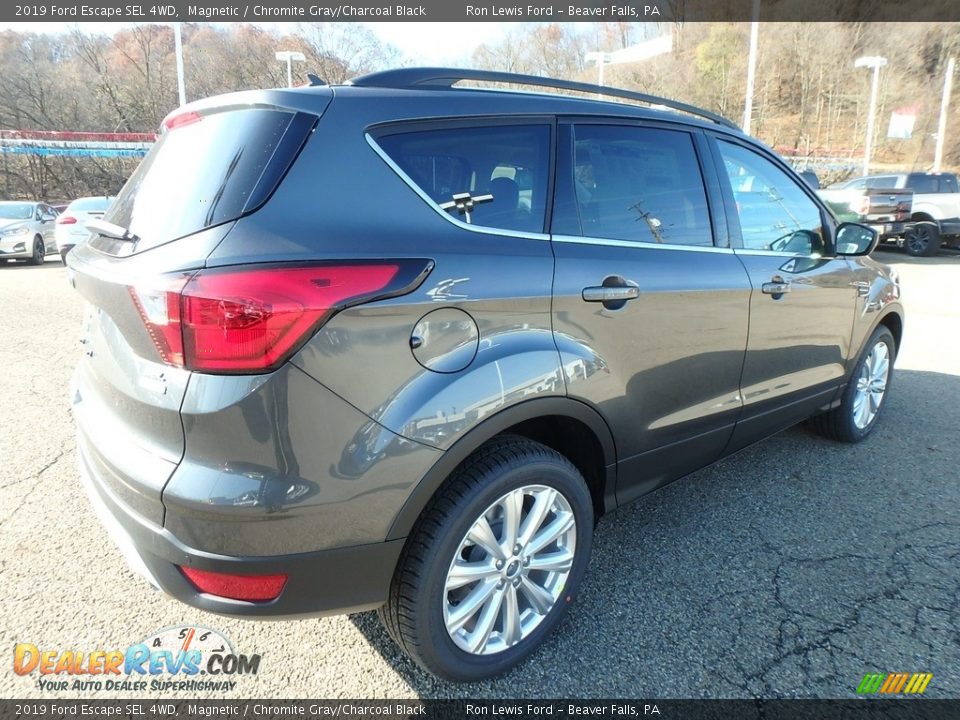 2019 Ford Escape SEL 4WD Magnetic / Chromite Gray/Charcoal Black Photo #2