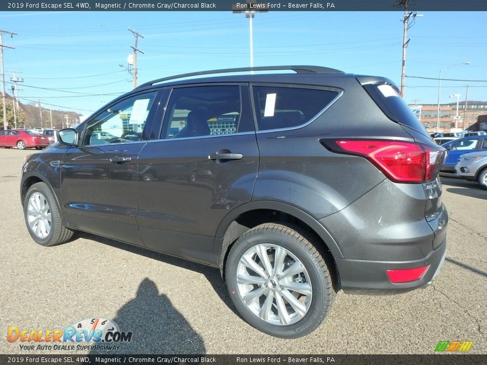 2019 Ford Escape SEL 4WD Magnetic / Chromite Gray/Charcoal Black Photo #5