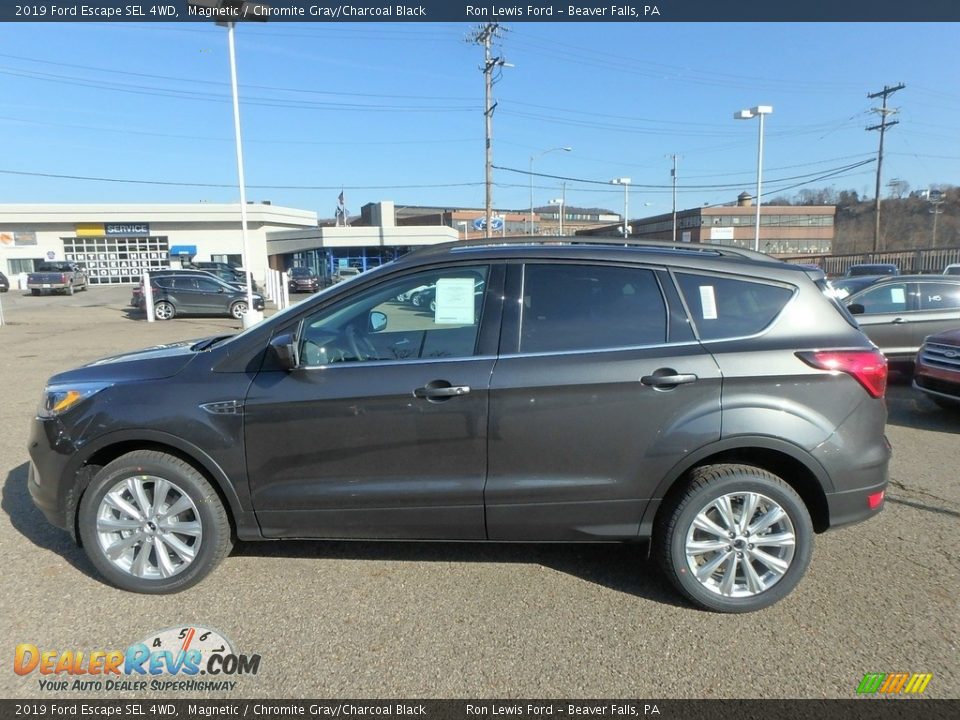 2019 Ford Escape SEL 4WD Magnetic / Chromite Gray/Charcoal Black Photo #6