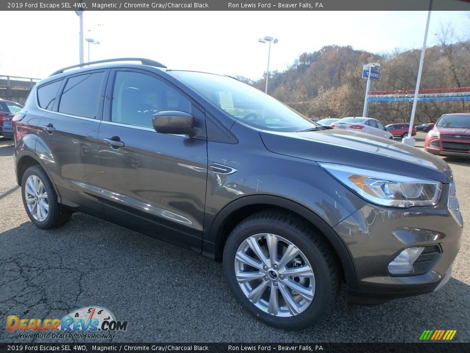 2019 Ford Escape SEL 4WD Magnetic / Chromite Gray/Charcoal Black Photo #9