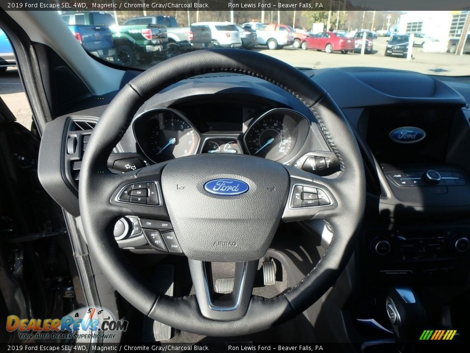 2019 Ford Escape SEL 4WD Magnetic / Chromite Gray/Charcoal Black Photo #17